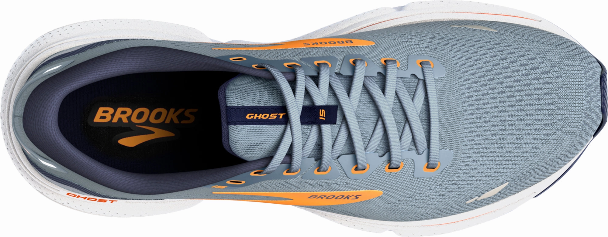 Shoes Brooks Brooks Ghost 15 Mens Running Shoes - Grey