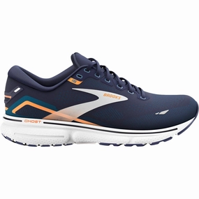 Shoes Brooks Brooks Ghost 15 WIDE FIT Mens Running Shoes - Navy