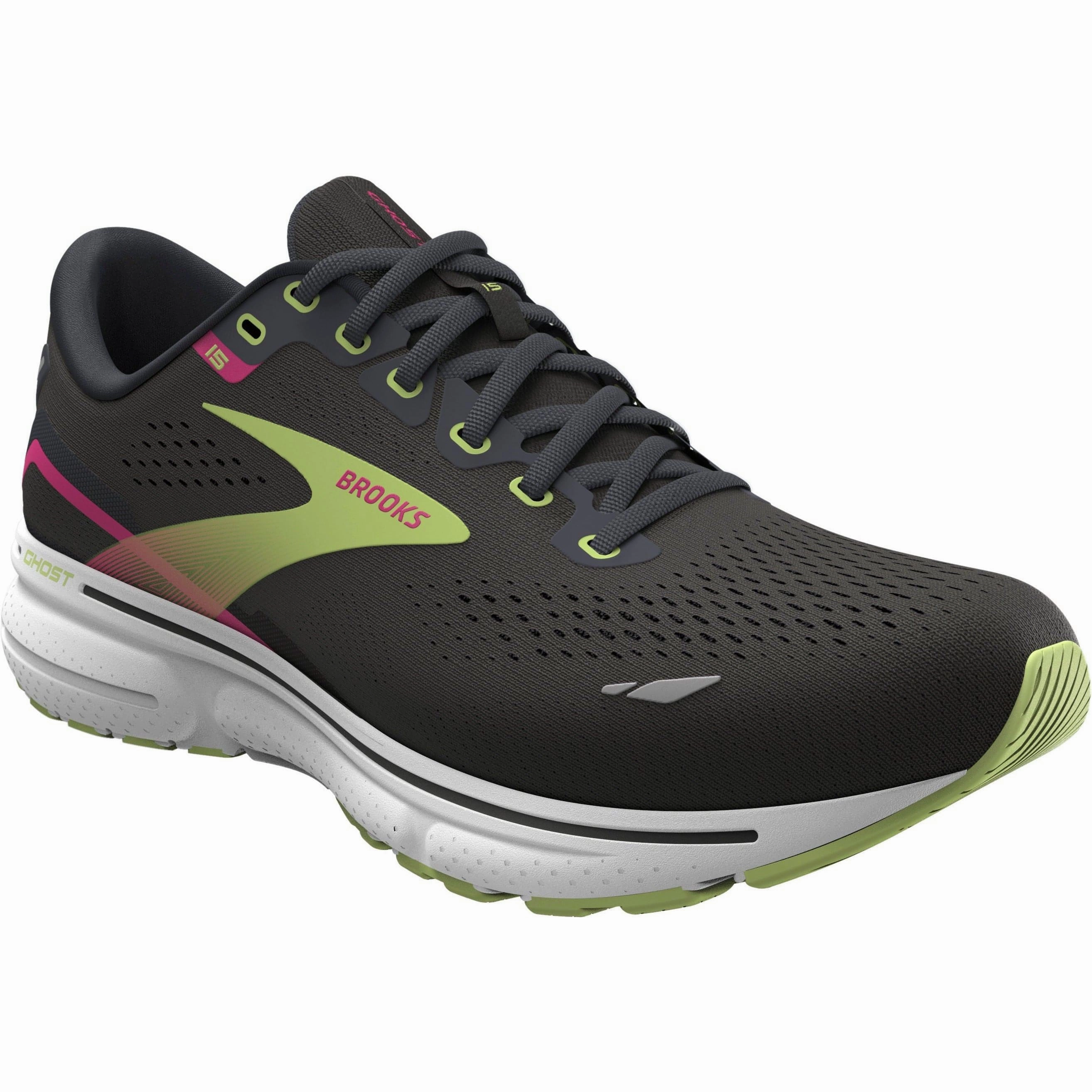 Shoes Brooks Brooks Ghost 15 Womens Running Shoes - Black