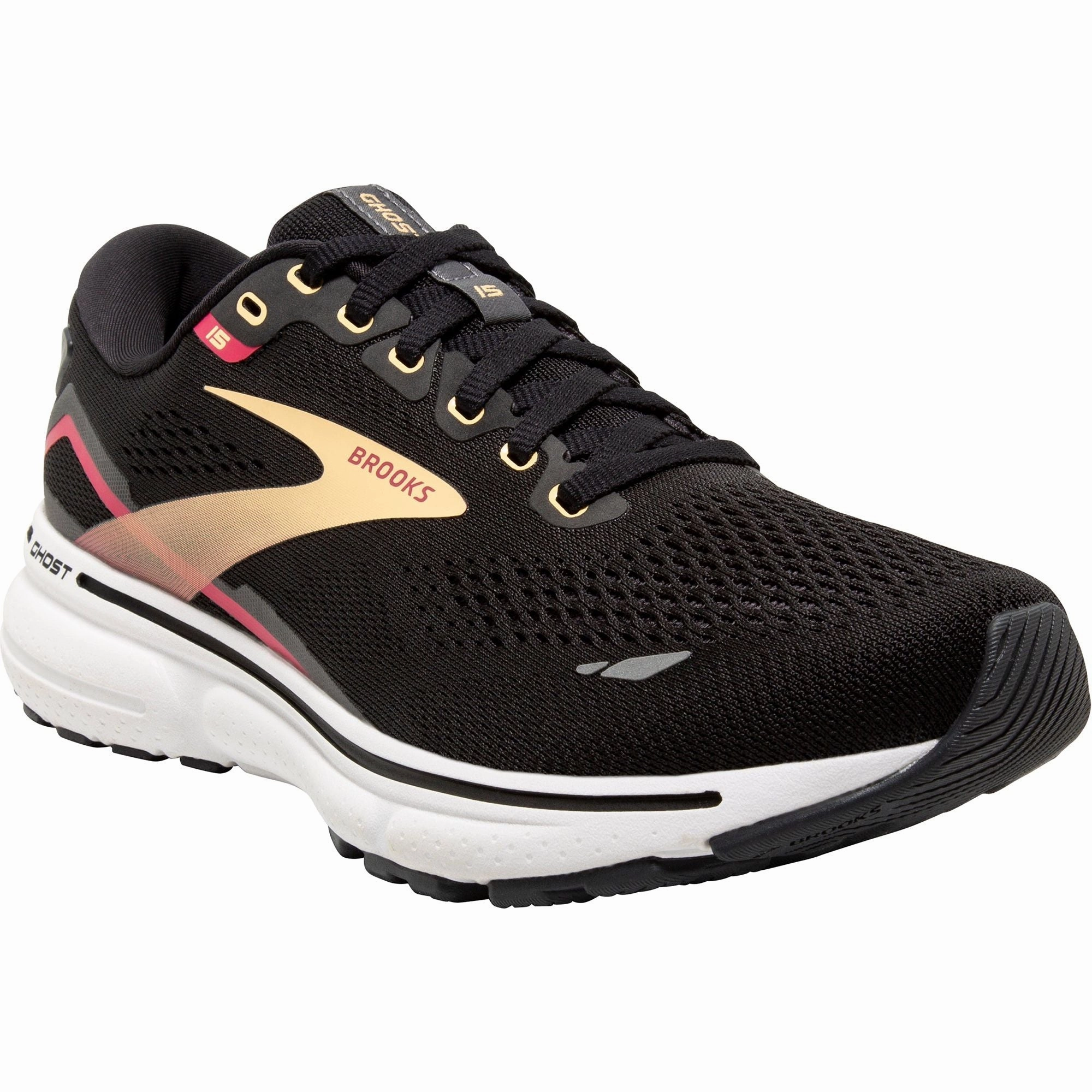 Shoes Brooks Brooks Ghost 15 Womens Running Shoes - Black