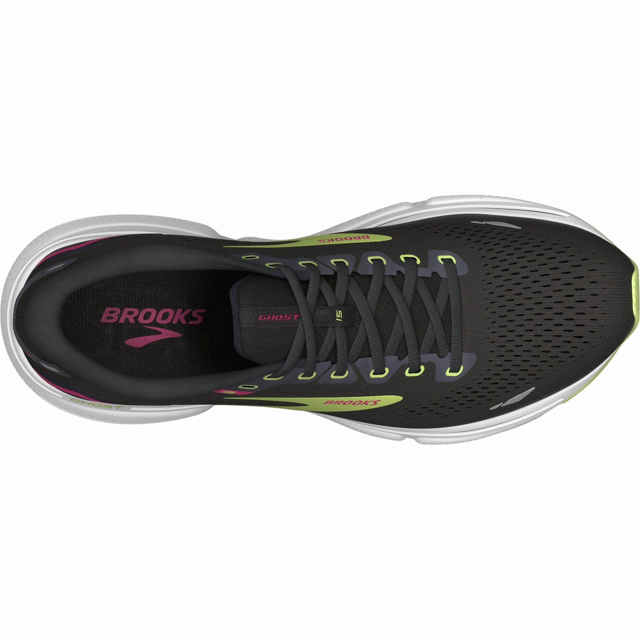 Shoes Brooks Brooks Ghost 15 Womens Running Shoes - Black