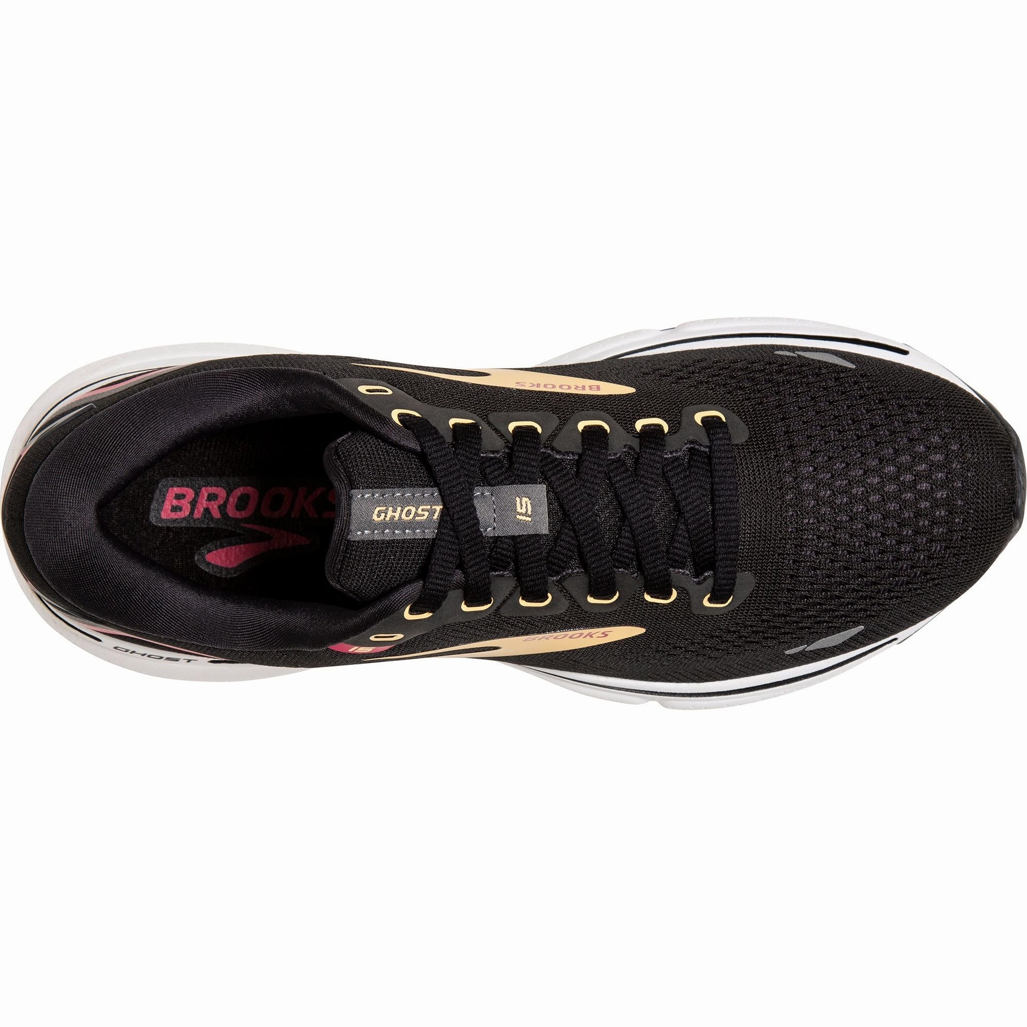 Shoes Brooks Brooks Ghost 15 Womens Running Shoes - Black