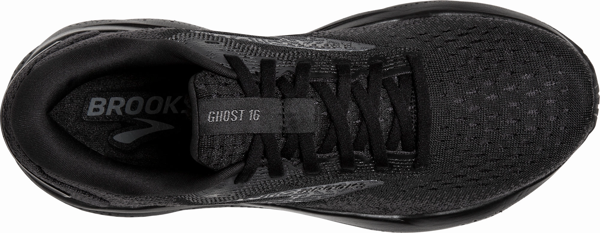 Shoes Brooks Brooks Ghost 16 WIDE FIT (2E) Mens Running Shoes - Black