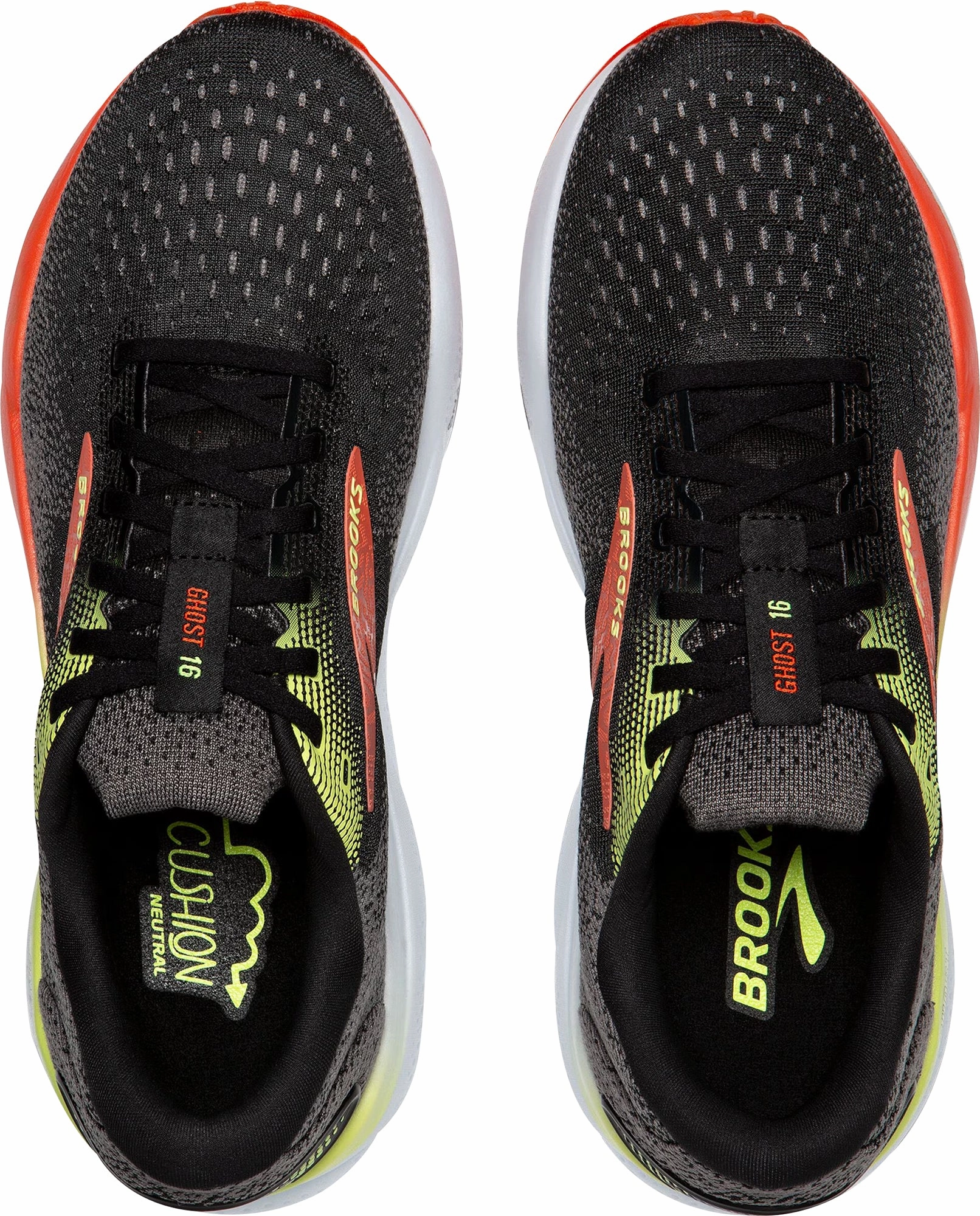 Shoes Brooks Brooks Ghost 16 WIDE FIT (2E) Mens Running Shoes - Black