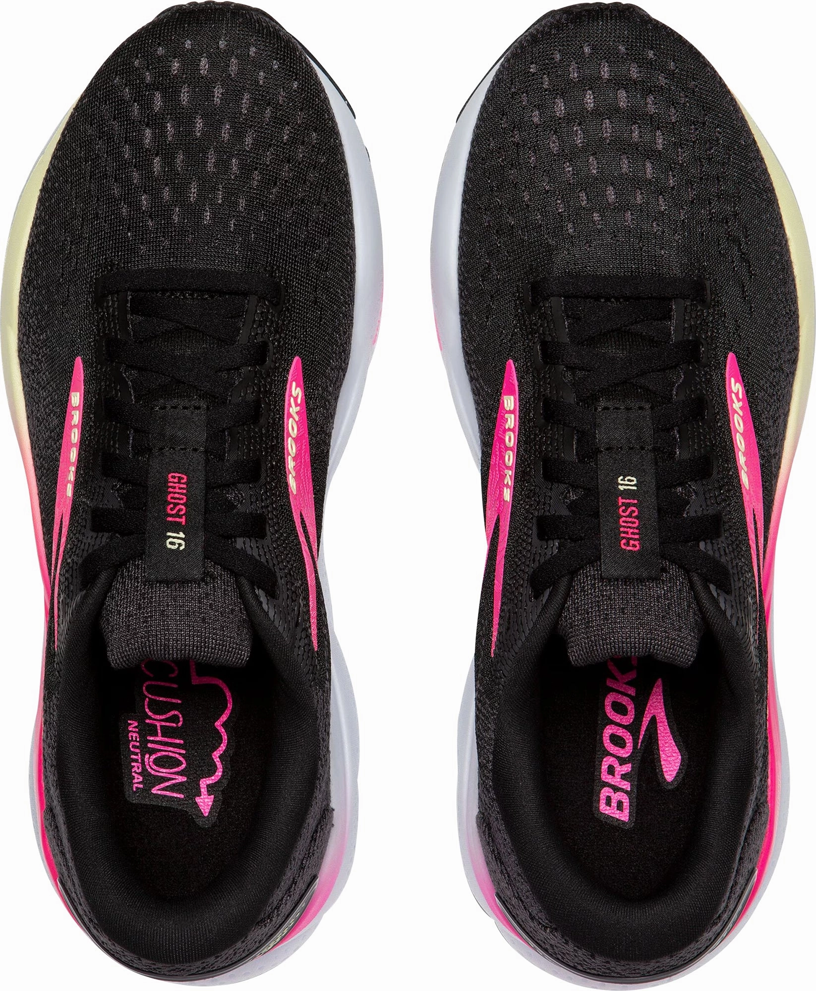 Shoes Brooks Brooks Ghost 16 Womens Running Shoes - Black