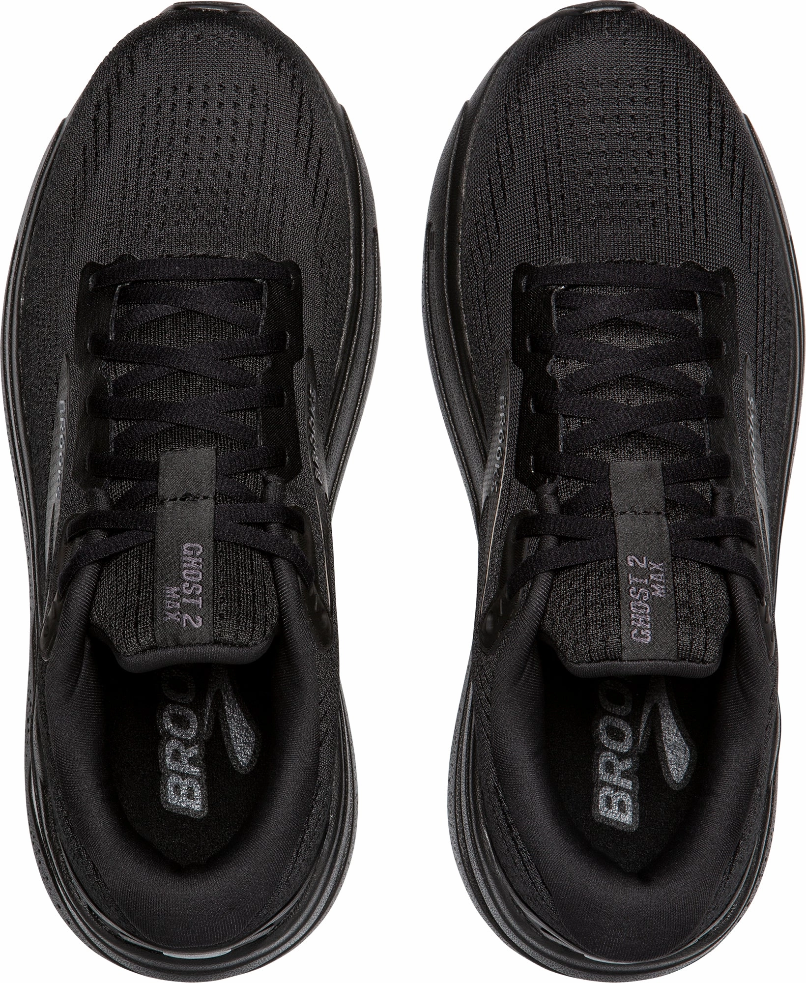 Shoes Brooks Brooks Ghost Max 2 WIDE FIT Mens Running Shoes - Black