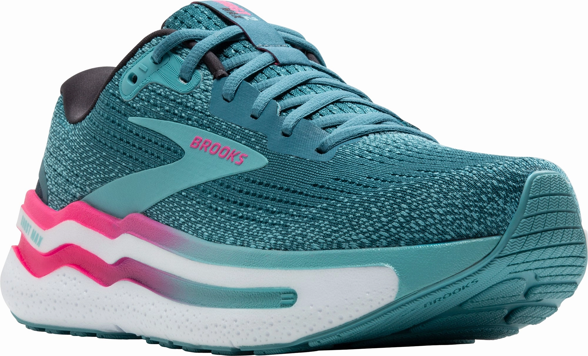 Shoes Brooks Brooks Ghost Max 2 WIDE FIT Womens Running Shoes - Blue