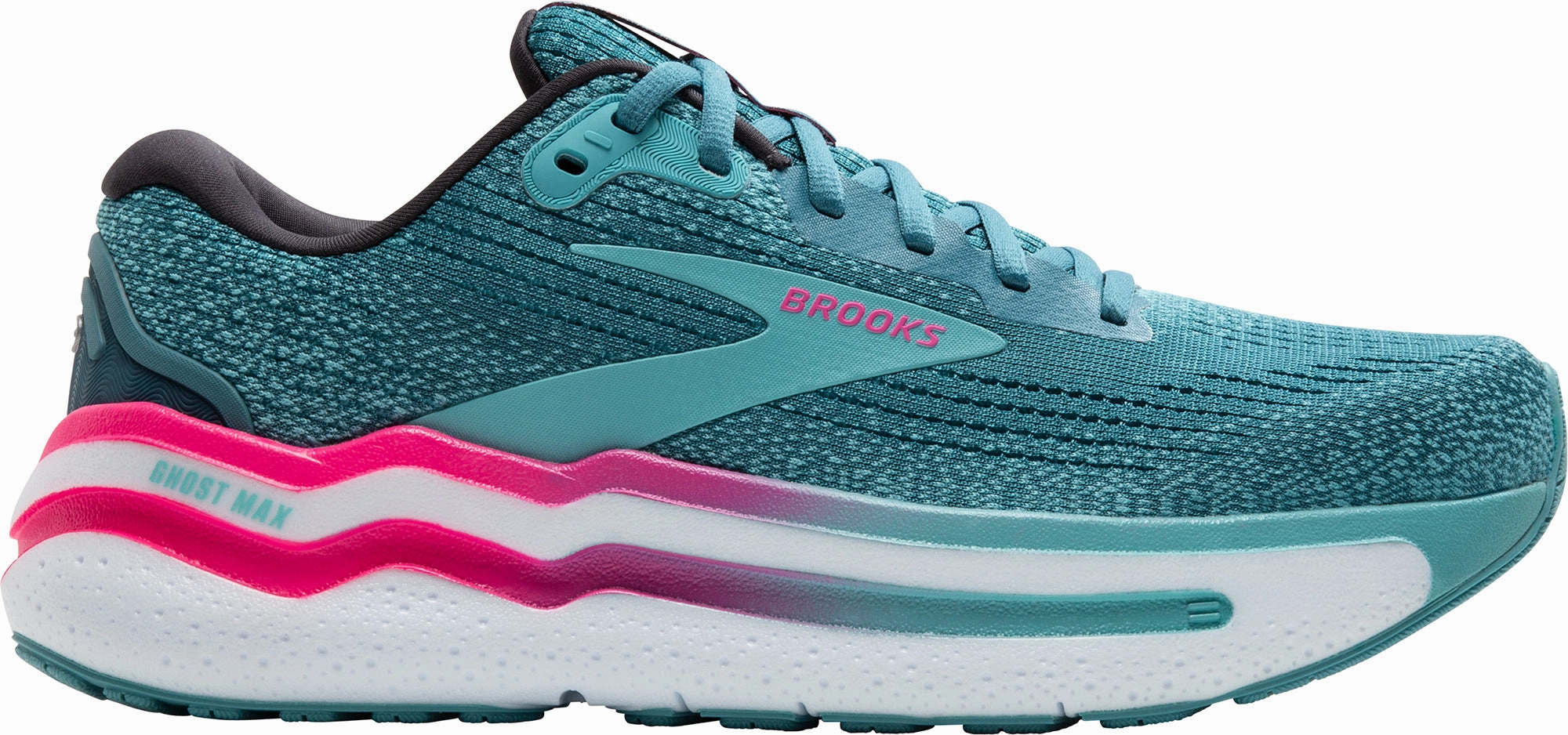 Shoes Brooks Brooks Ghost Max 2 WIDE FIT Womens Running Shoes - Blue