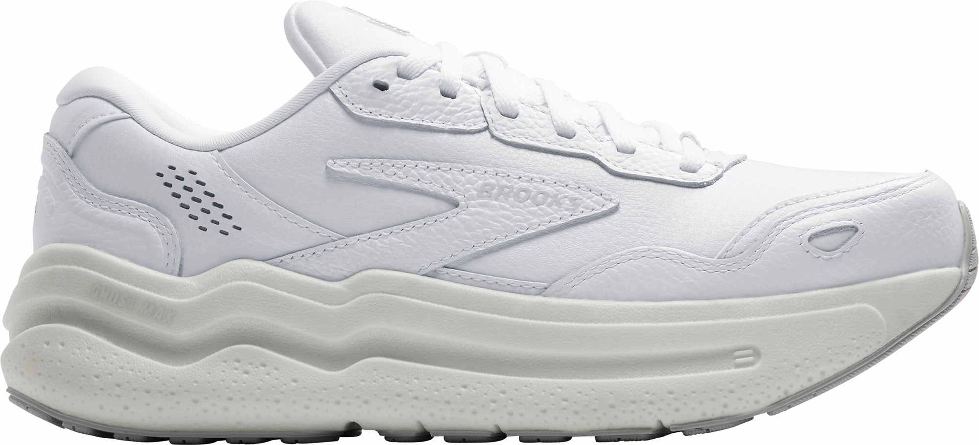 Shoes Brooks Brooks Ghost Max L Mens Walking Shoes - White