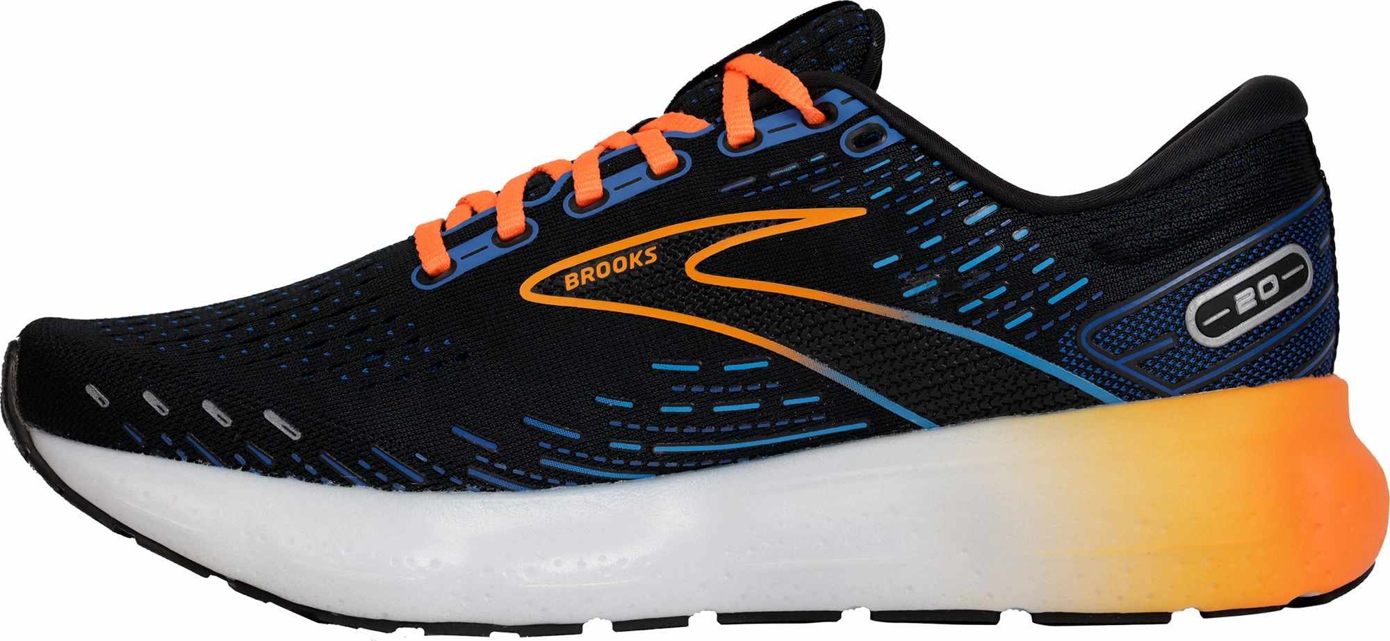 Shoes Brooks Brooks Glycerin 20 Mens Running Shoes - Black
