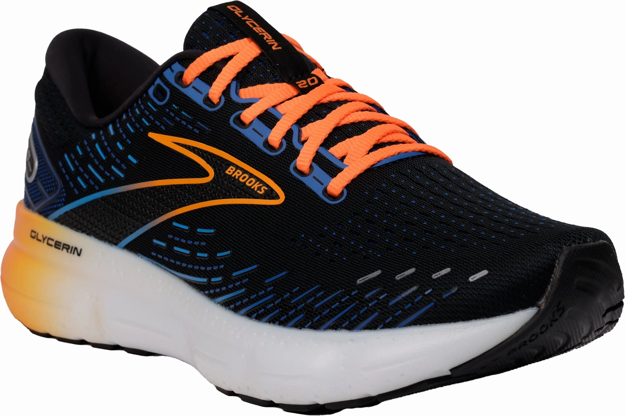 Shoes Brooks Brooks Glycerin 20 Mens Running Shoes - Black