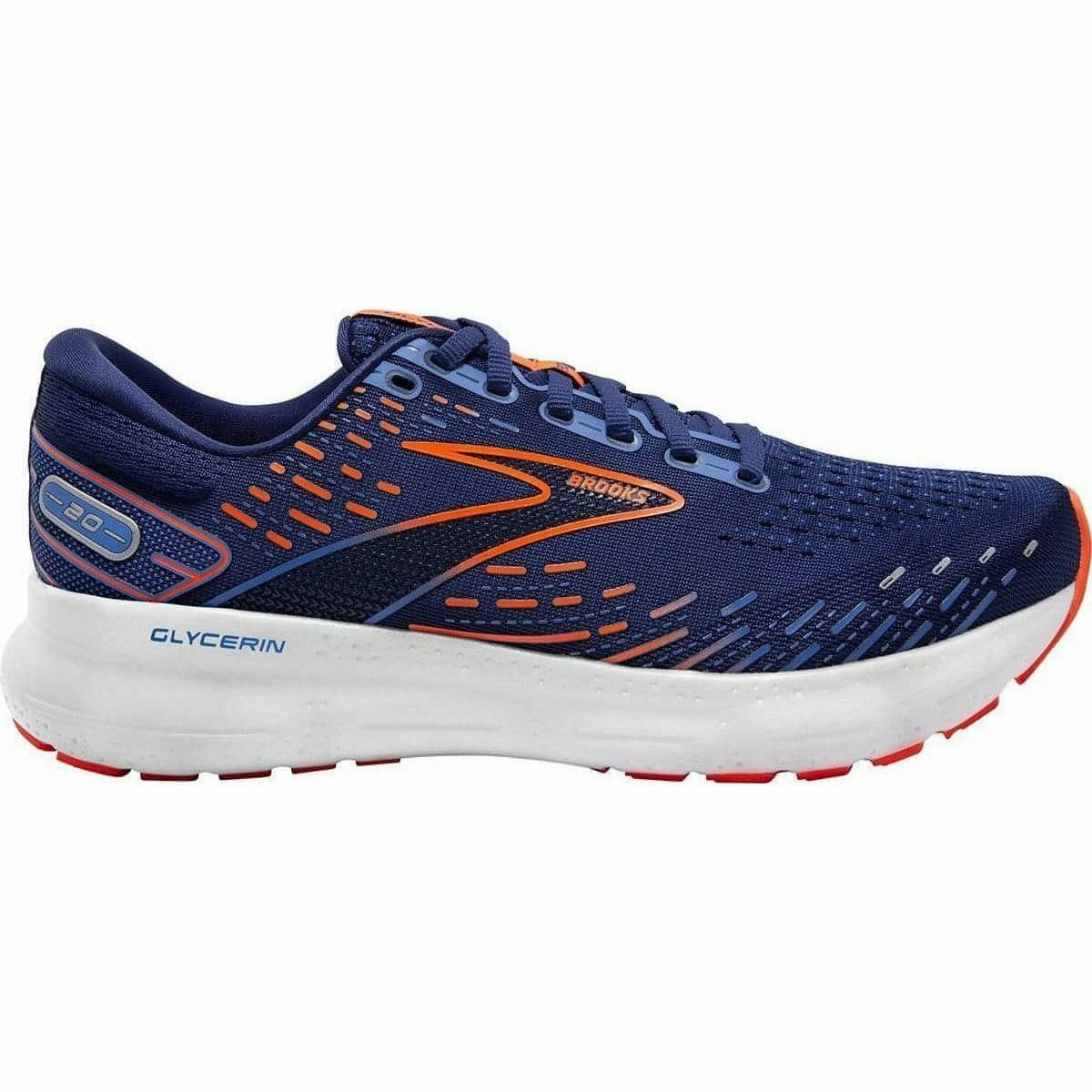 Shoes Brooks Brooks Glycerin 20 Mens Running Shoes - Blue