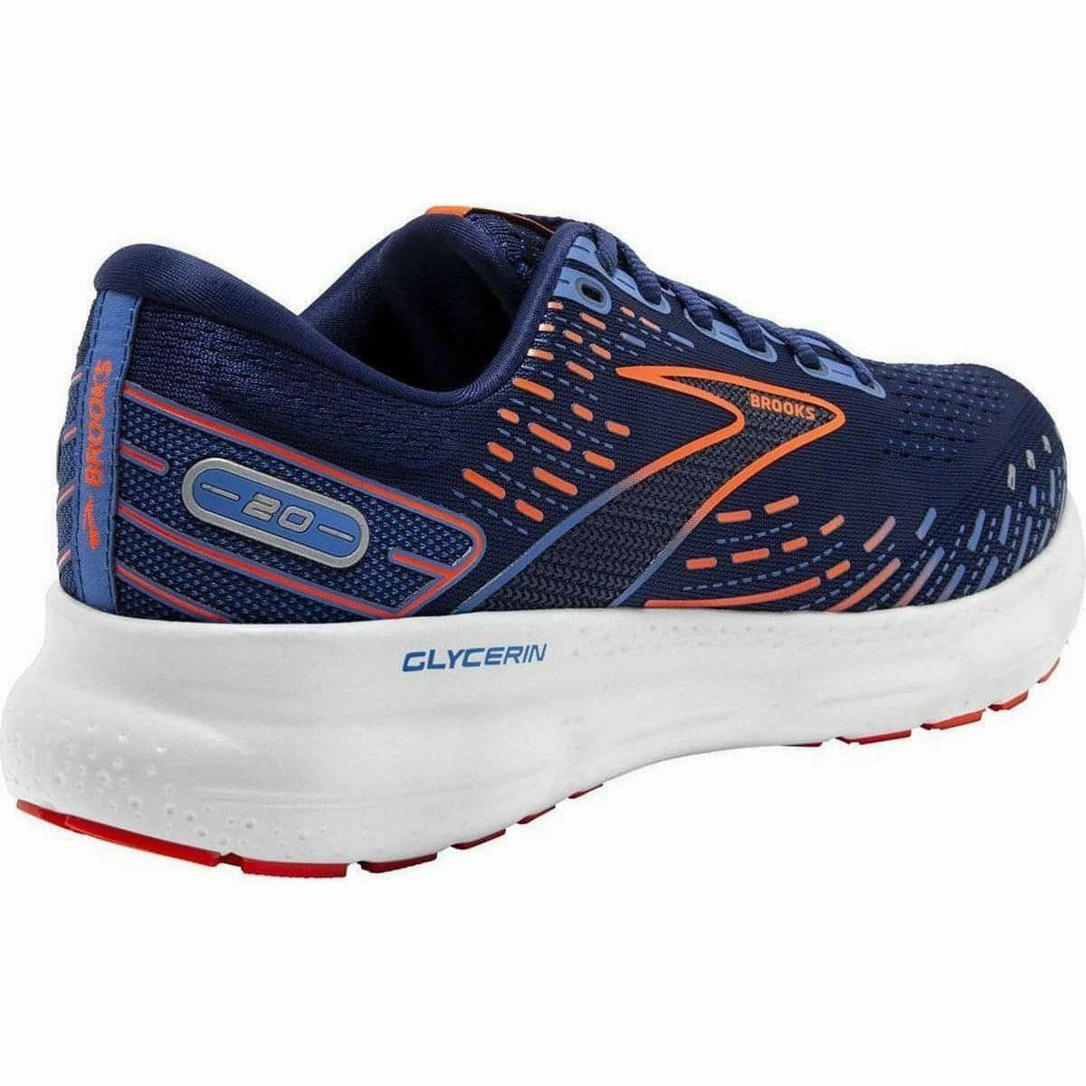 Shoes Brooks Brooks Glycerin 20 Mens Running Shoes - Blue