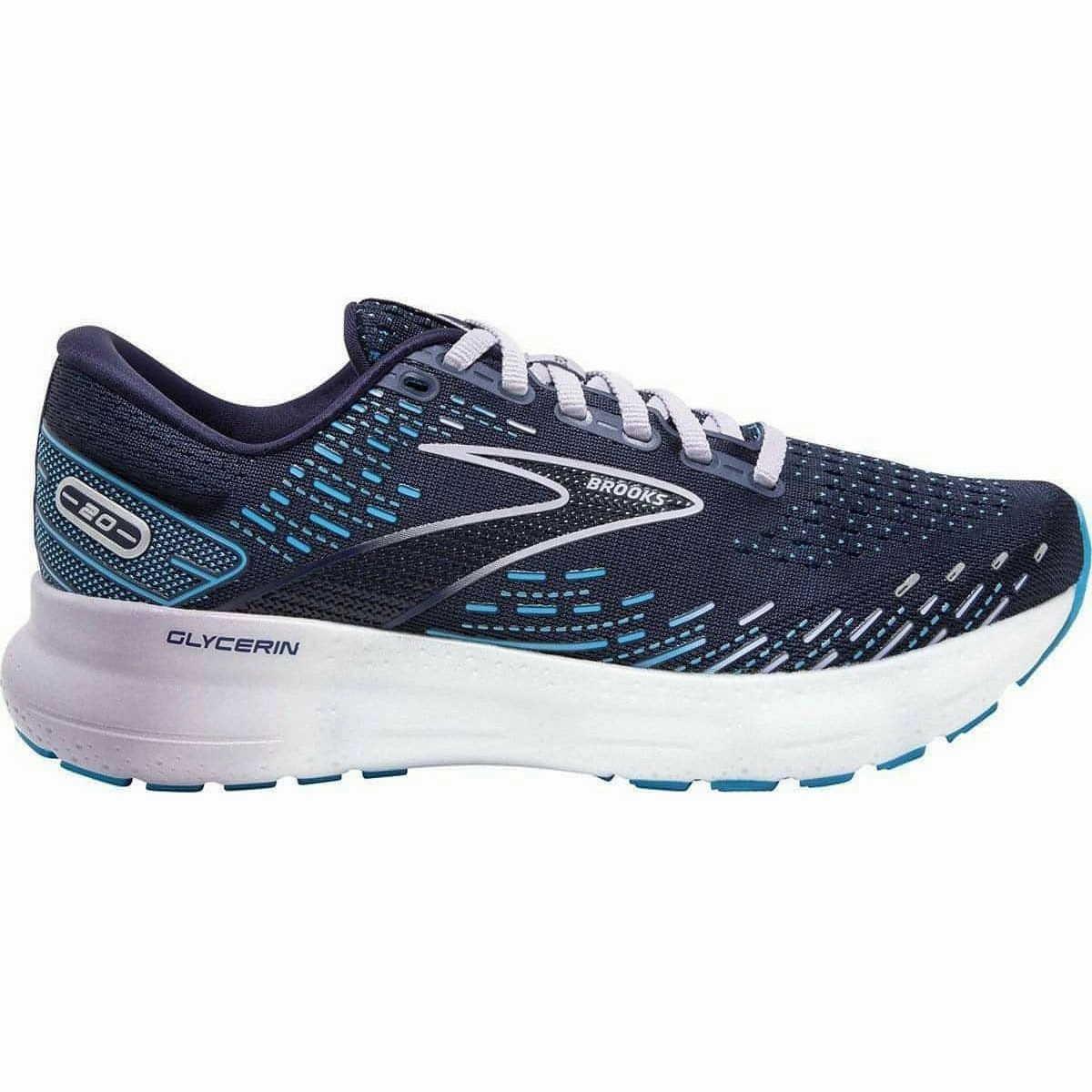 Shoes Brooks Brooks Glycerin 20 Womens Running Shoes - Blue