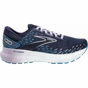 Shoes Brooks Brooks Glycerin 20 Womens Running Shoes - Blue