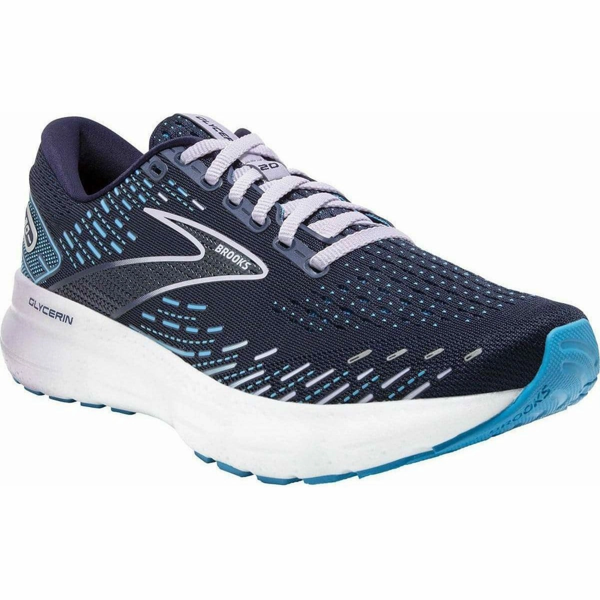 Shoes Brooks Brooks Glycerin 20 Womens Running Shoes - Blue