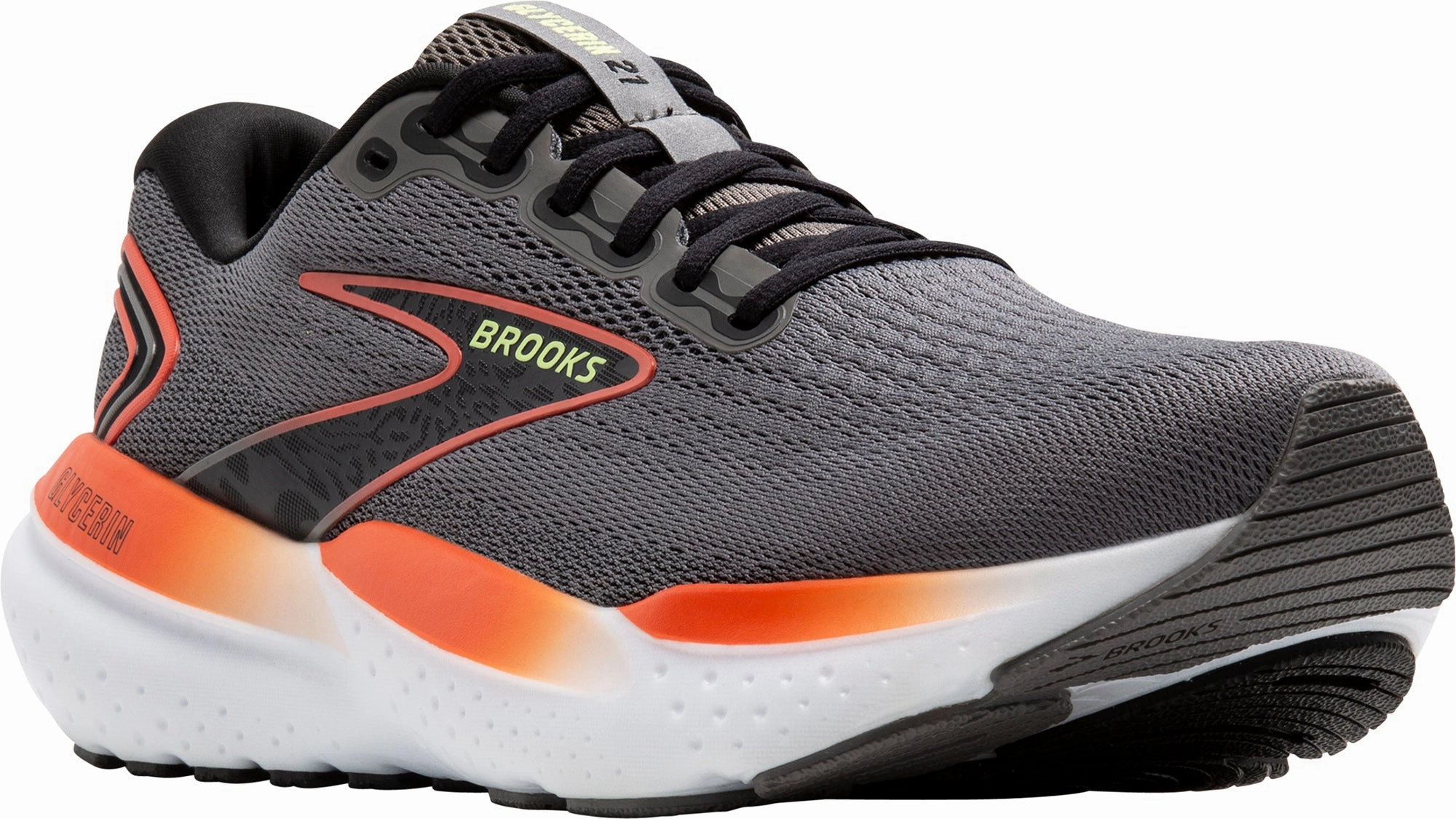 Shoes Brooks Brooks Glycerin 21 Mens Running Shoes - Grey