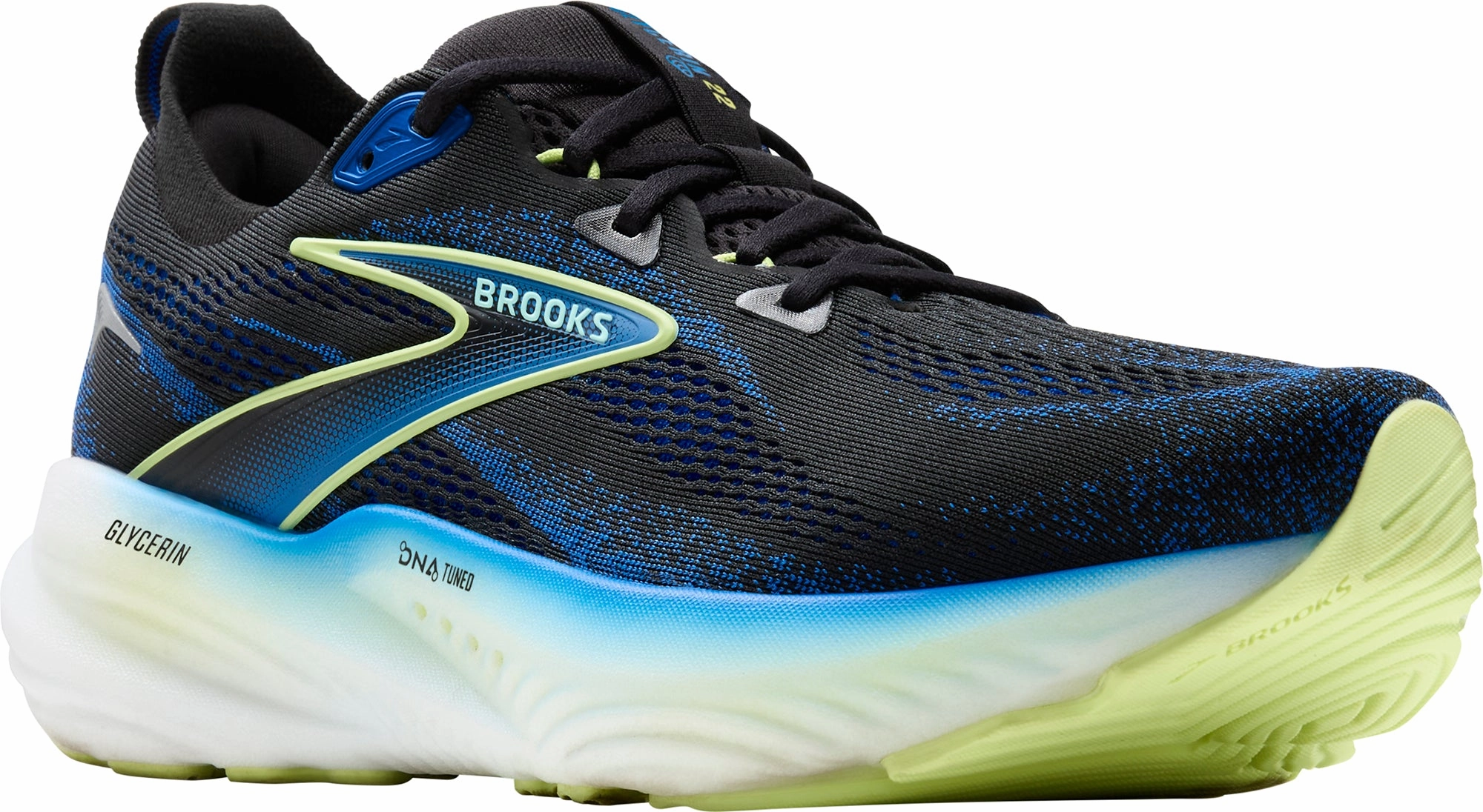 Shoes Brooks Brooks Glycerin 22 Mens Running Shoes - Black