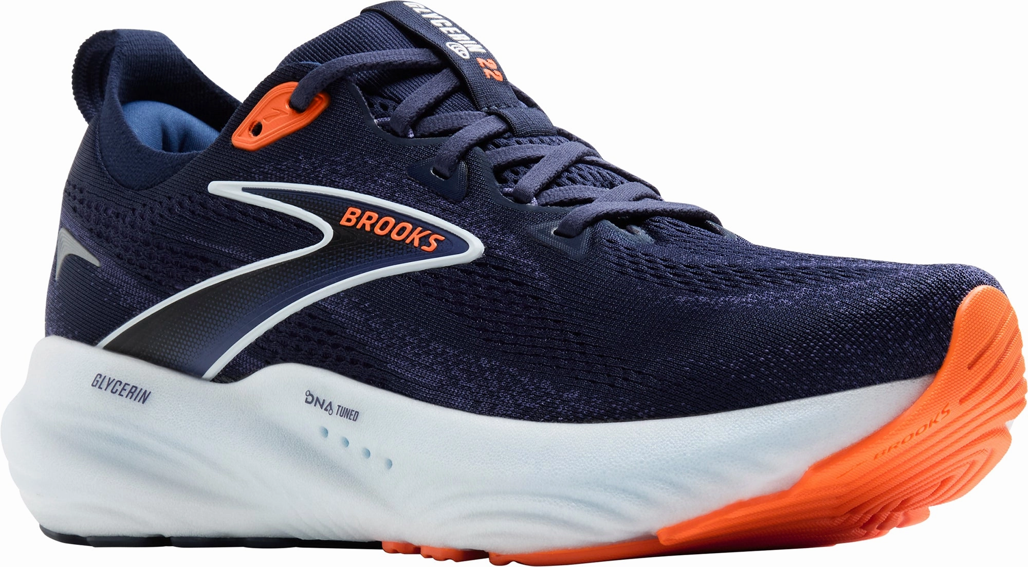 Shoes Brooks Brooks Glycerin 22 Mens Running Shoes - Blue