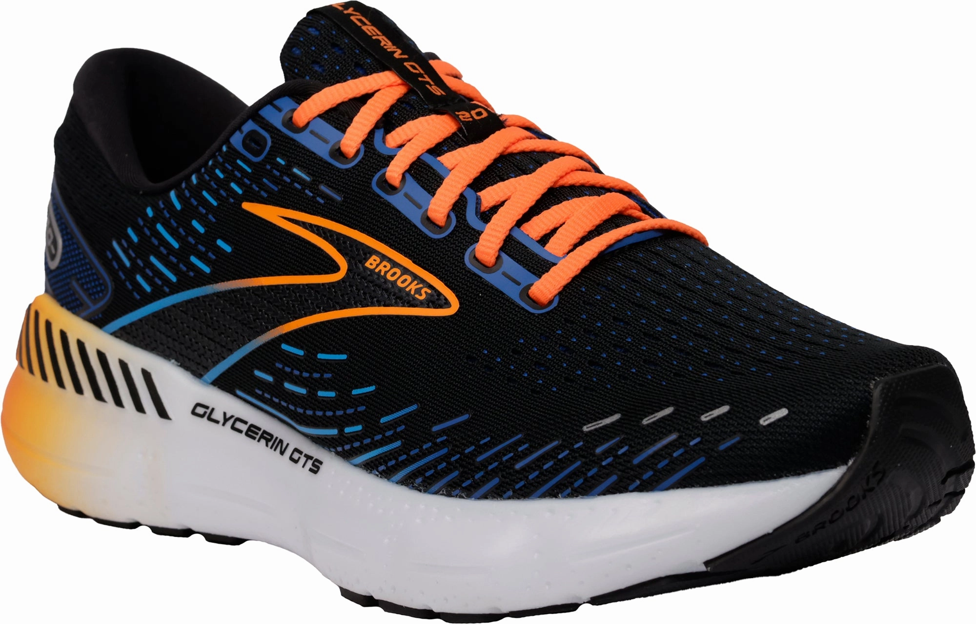 Shoes Brooks Brooks Glycerin GTS 20 Mens Running Shoes - Black