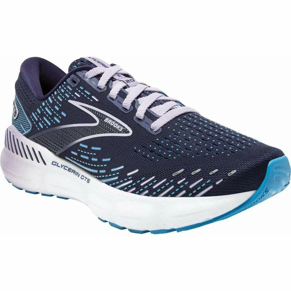Shoes Brooks Brooks Glycerin GTS 20 Womens Running Shoes - Blue