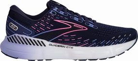 Shoes Brooks Brooks Glycerin GTS 20 Womens Running Shoes - Navy