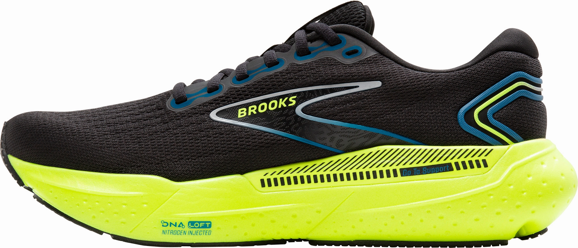 Shoes Brooks Brooks Glycerin GTS 21 Mens Running Shoes - Black