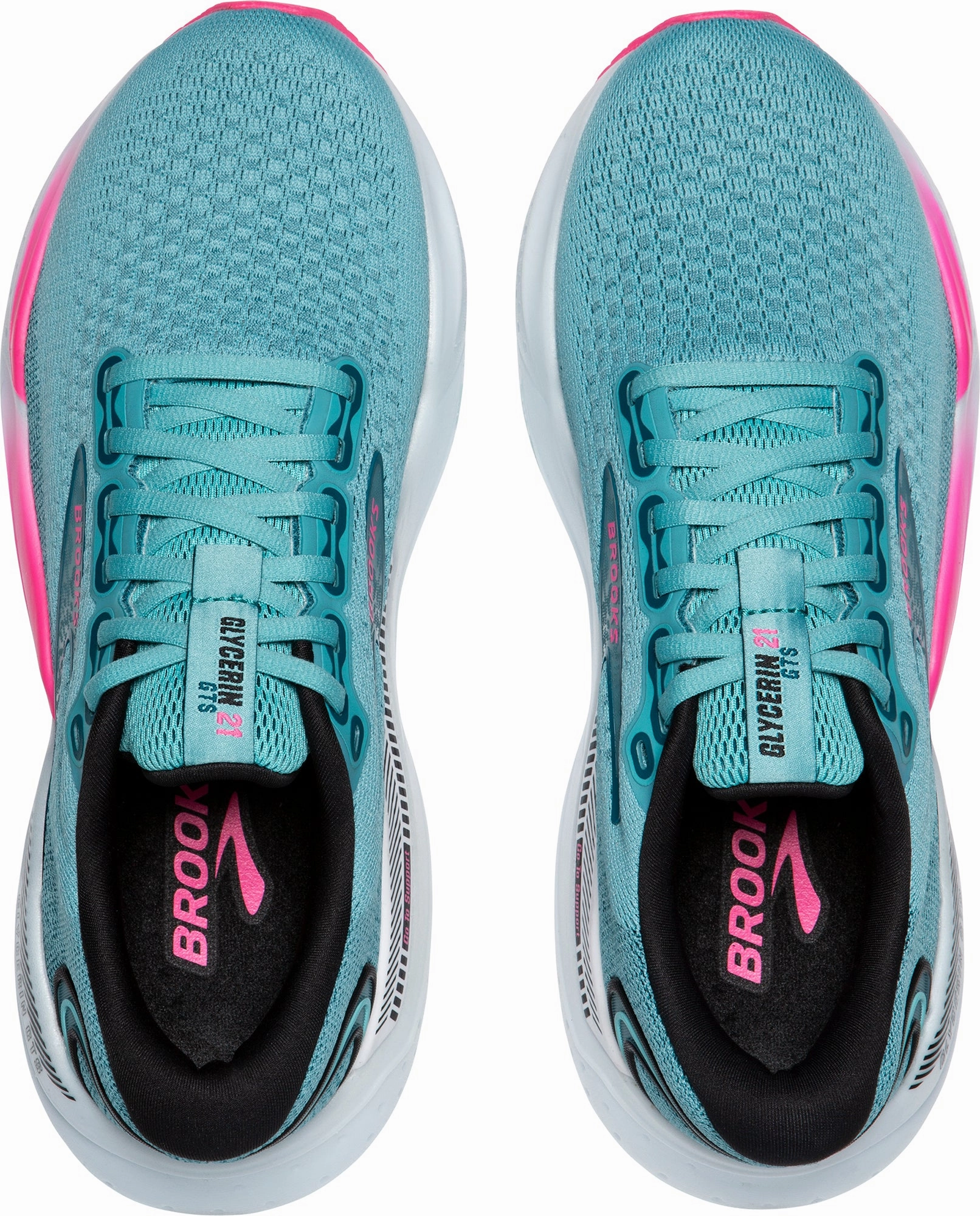 Shoes Brooks Brooks Glycerin GTS 21 Womens Running Shoes - Blue