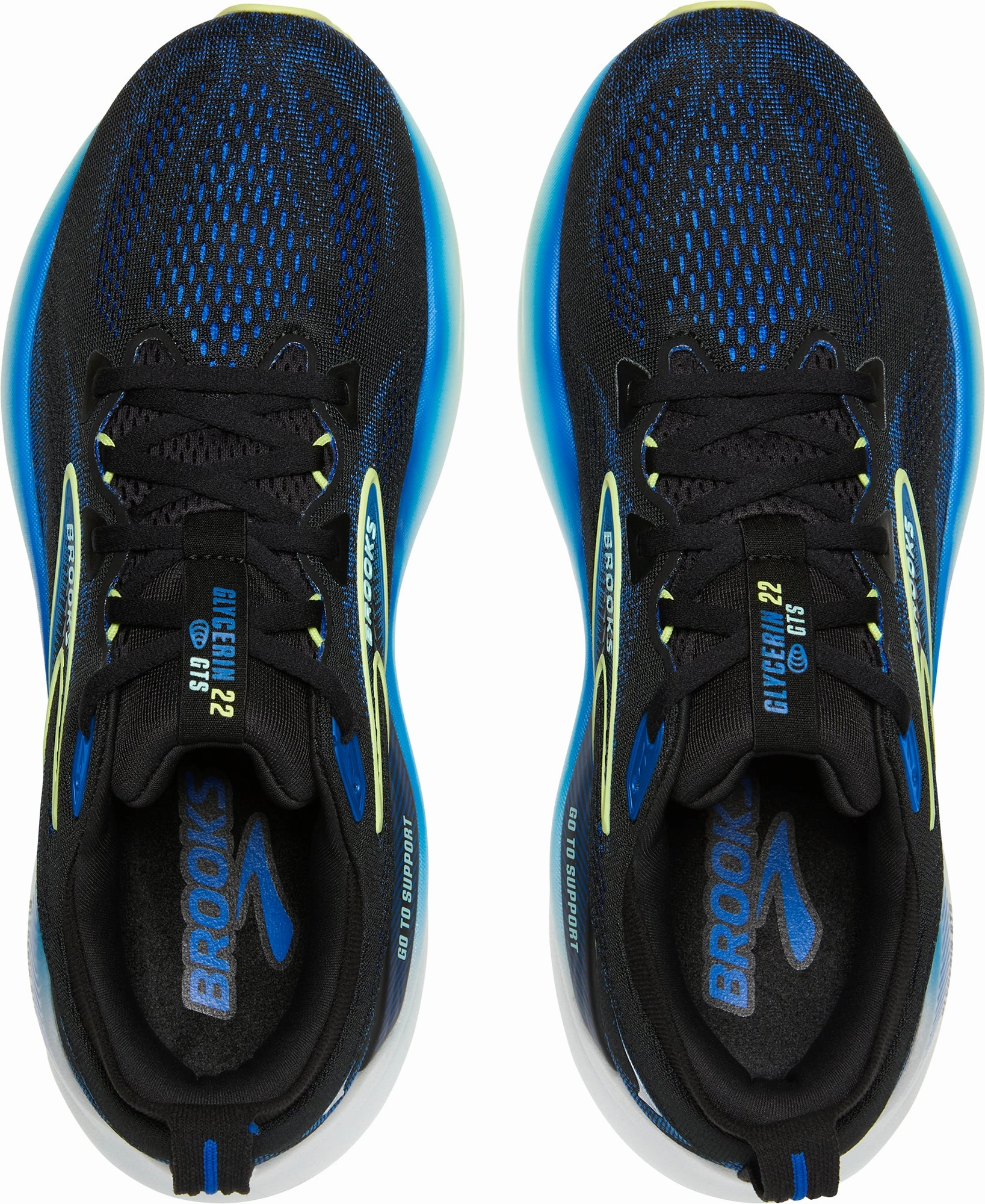 Shoes Brooks Brooks Glycerin GTS 22 Mens Running Shoes - Black