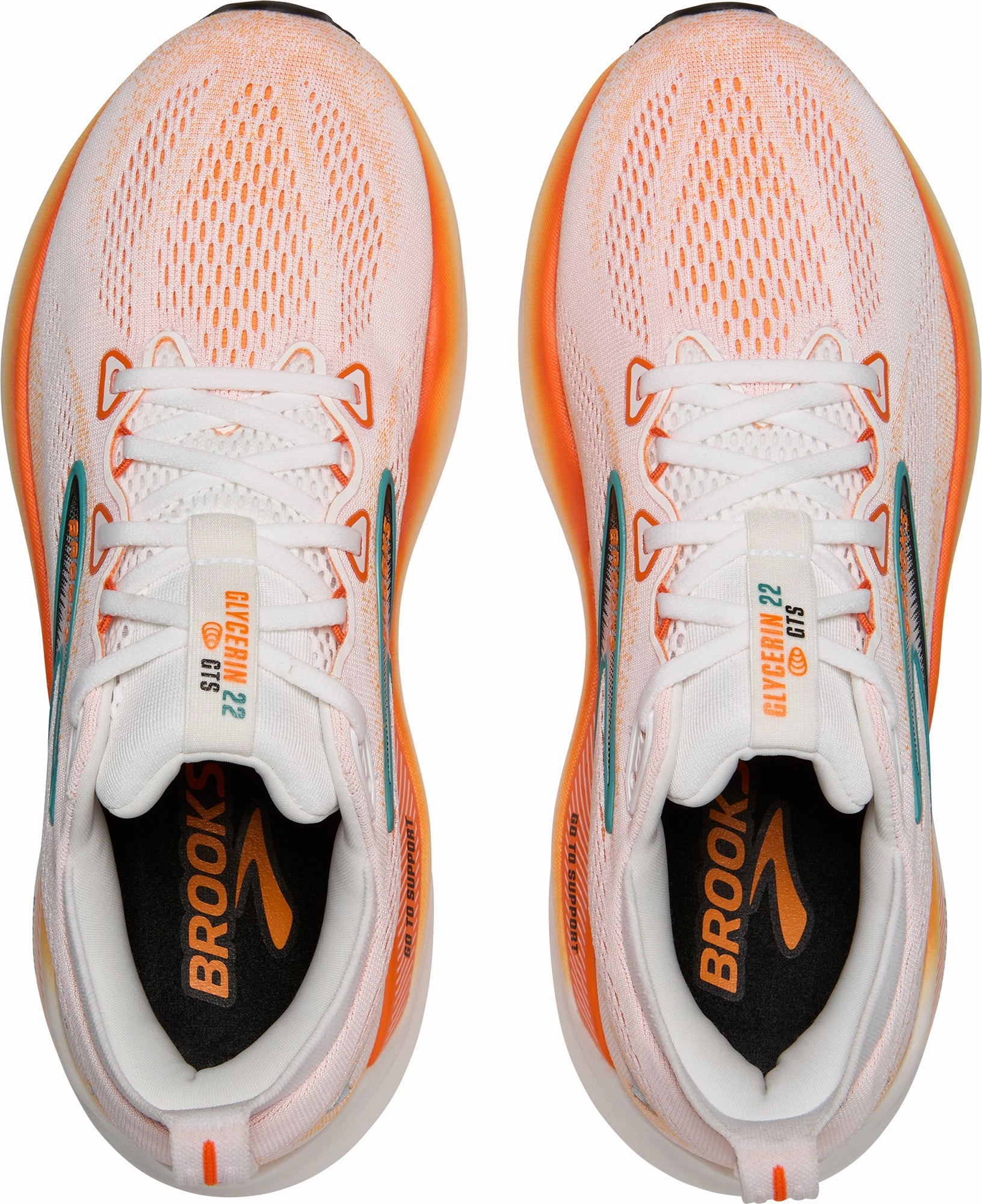 Shoes Brooks Brooks Glycerin GTS 22 Mens Running Shoes - Orange