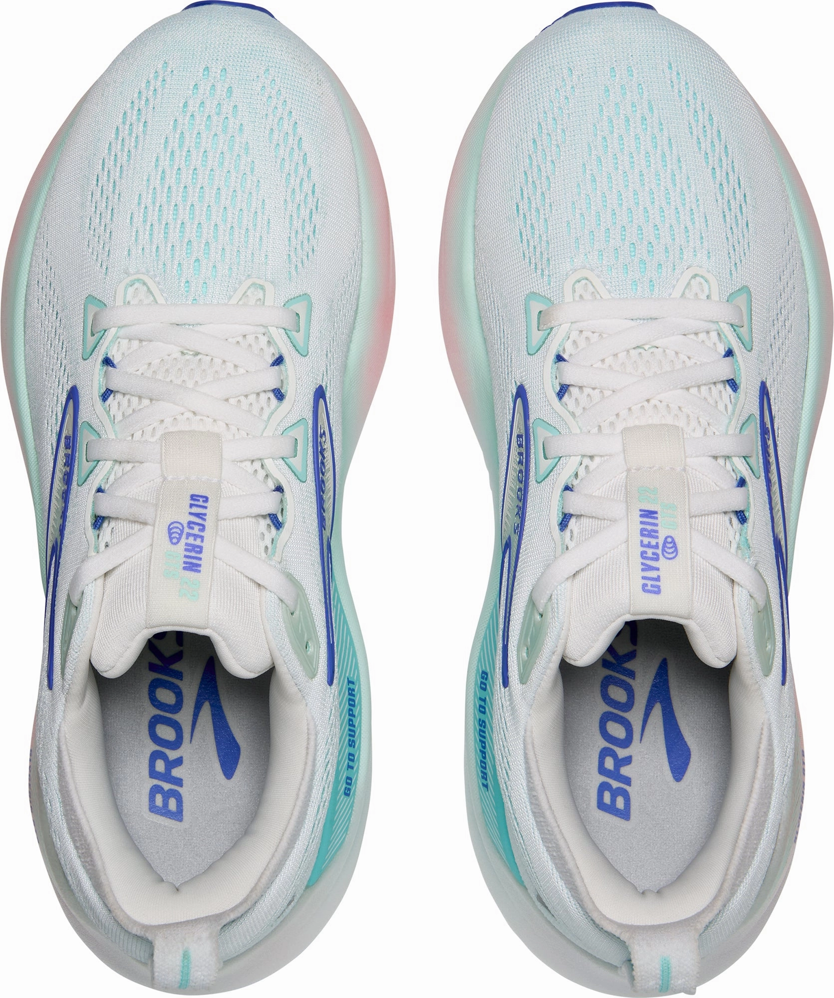 Shoes Brooks Brooks Glycerin GTS 22 Womens Running Shoes - Green