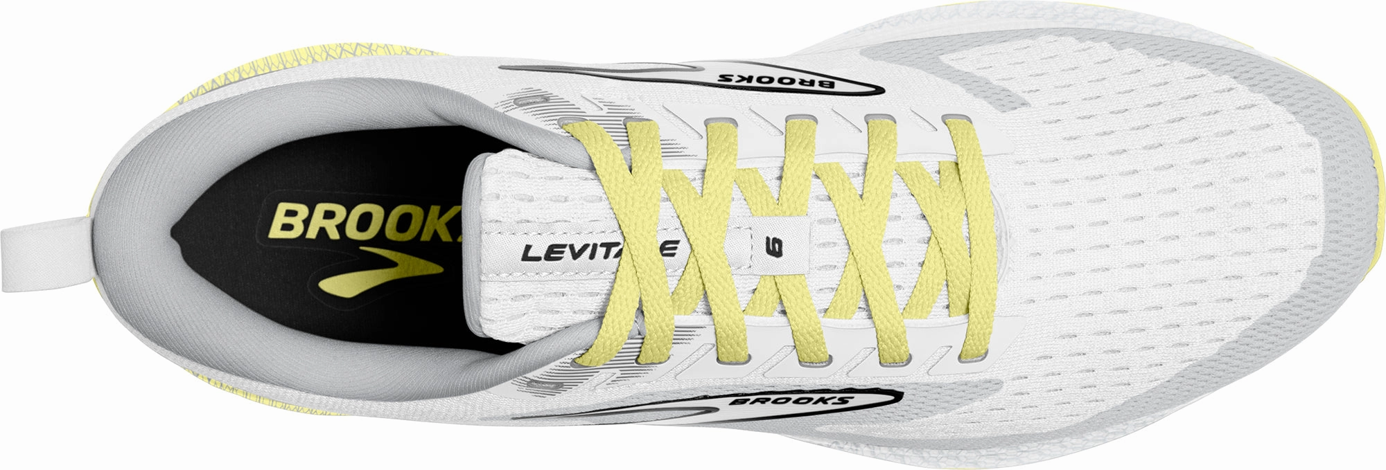 Shoes Brooks Brooks Levitate 6 Womens Running Shoes - White