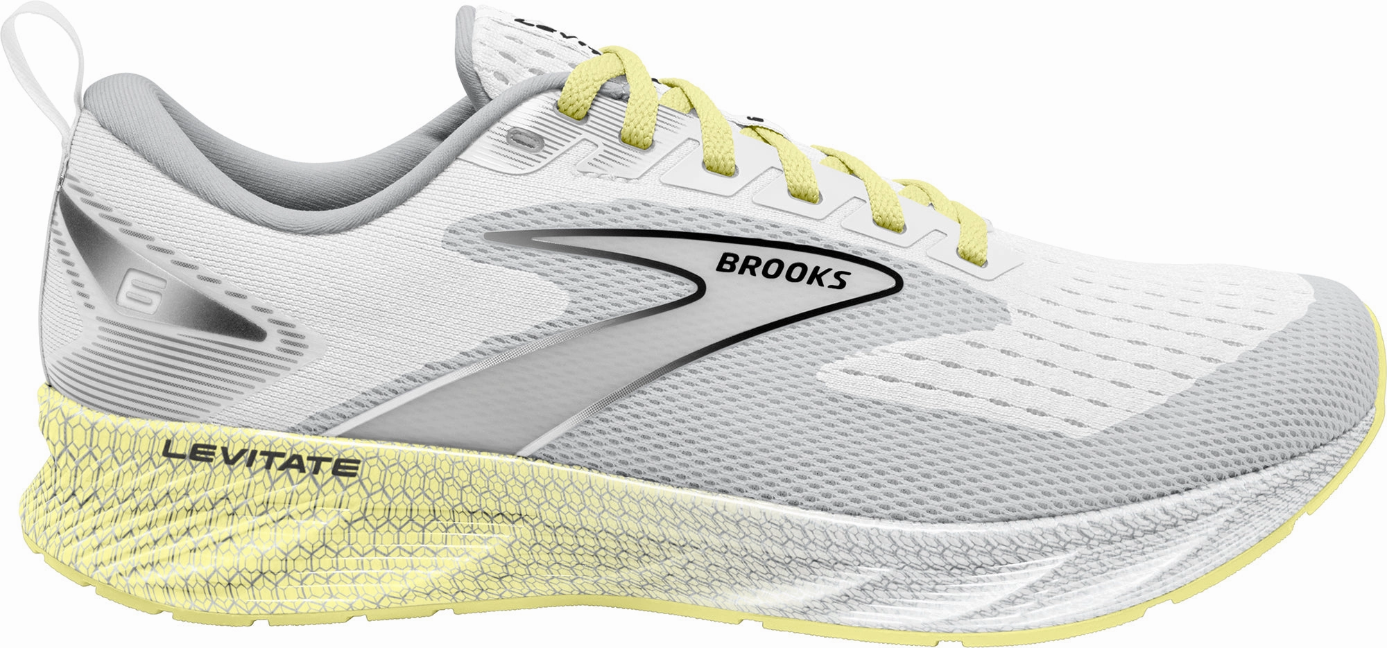 Shoes Brooks Brooks Levitate 6 Womens Running Shoes - White