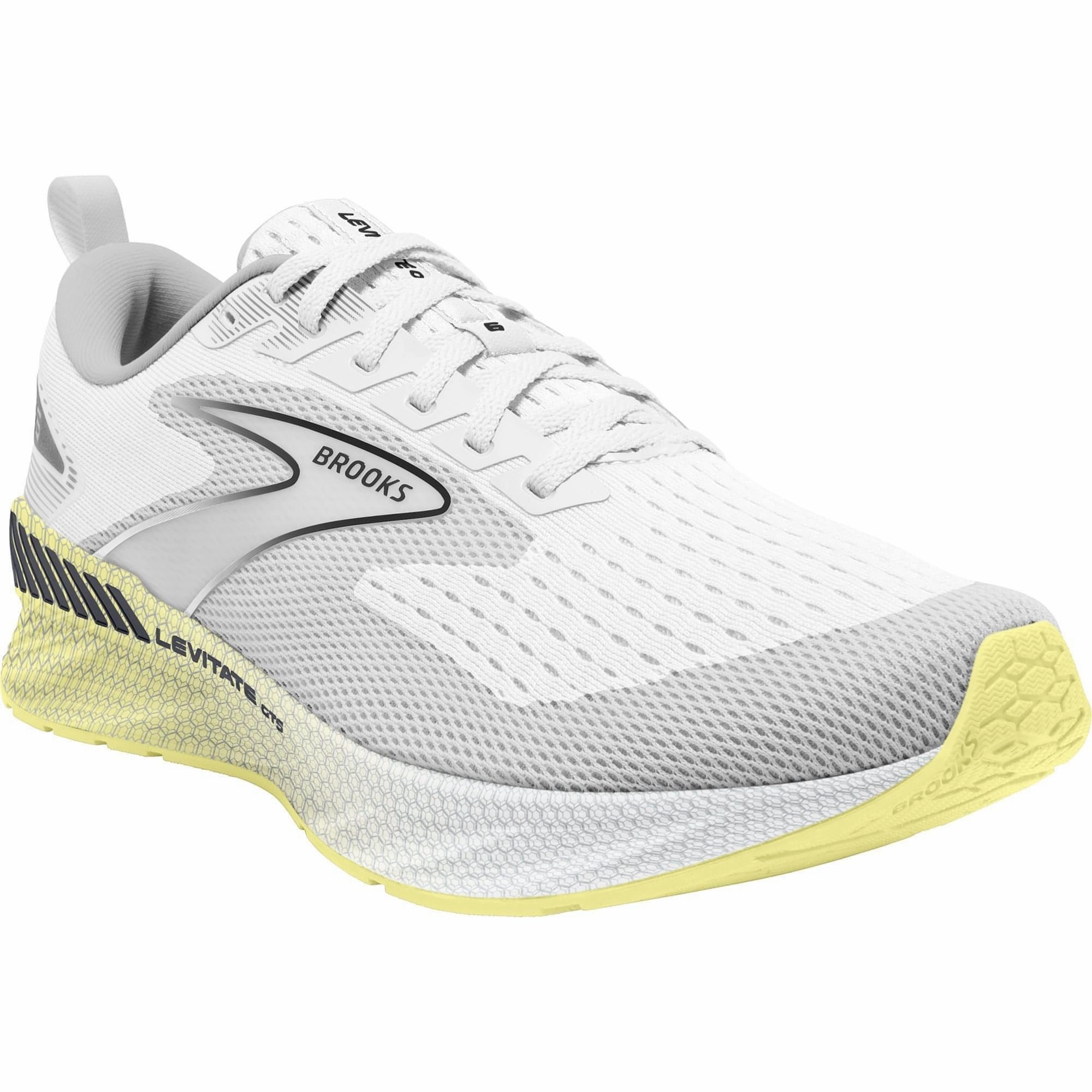 Shoes Brooks Brooks Levitate GTS 6 Womens Running Shoes - White
