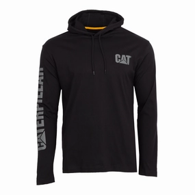 Shoes Caterpillar UPF Hooded Banner Long Sleeve Tee - Mens