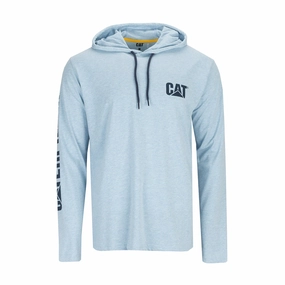 Shoes Caterpillar UPF Hooded Banner Long Sleeve Tee - Mens