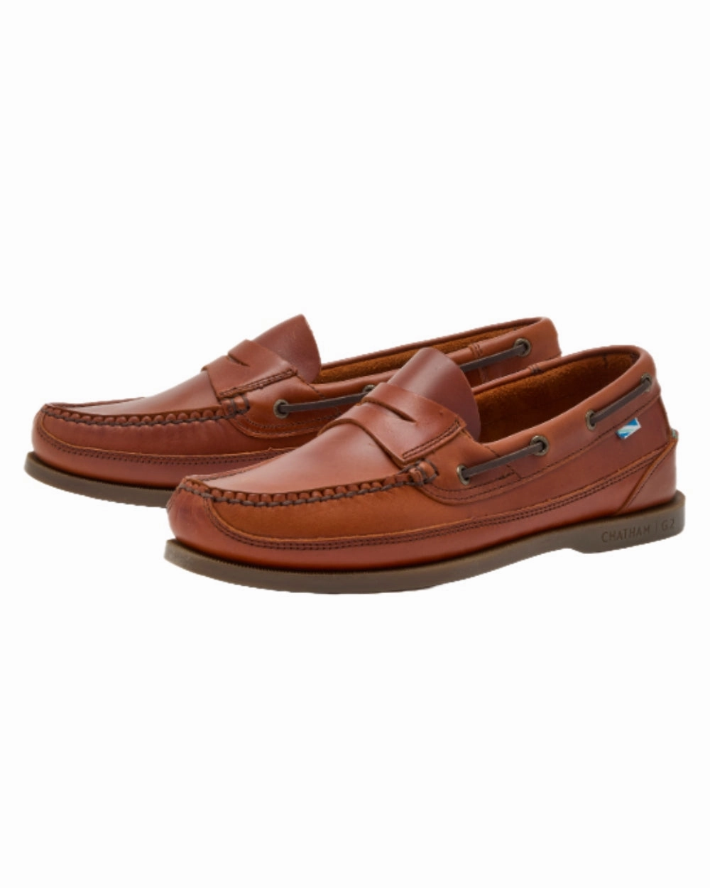 Shoes Chatham Chatham Mens Gaff II G2 Slip On Leather Boat Shoes