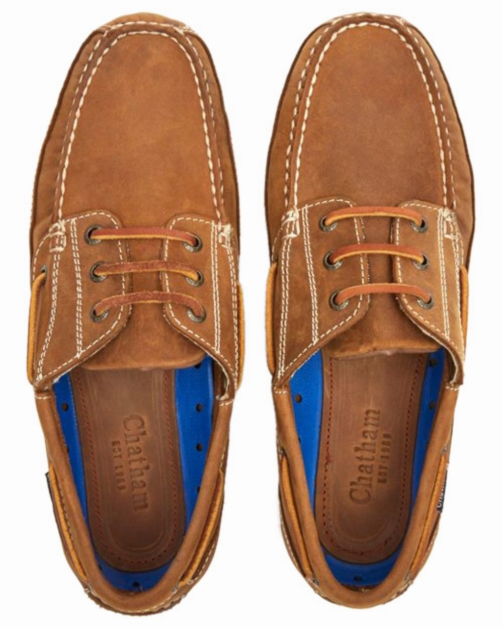 Shoes Chatham Chatham Mens Rockwell II G2 Leather Wide Fit Boat Shoes