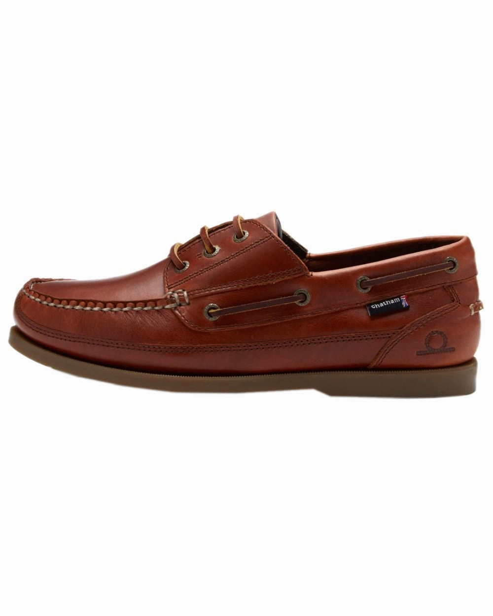 Shoes Chatham Chatham Mens Rockwell II G2 Leather Wide Fit Boat Shoes