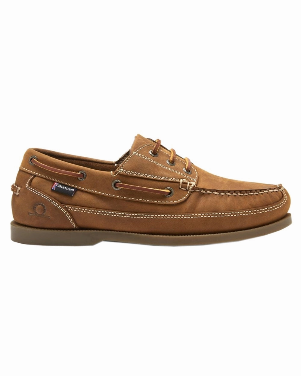 Shoes Chatham Chatham Mens Rockwell II G2 Leather Wide Fit Boat Shoes