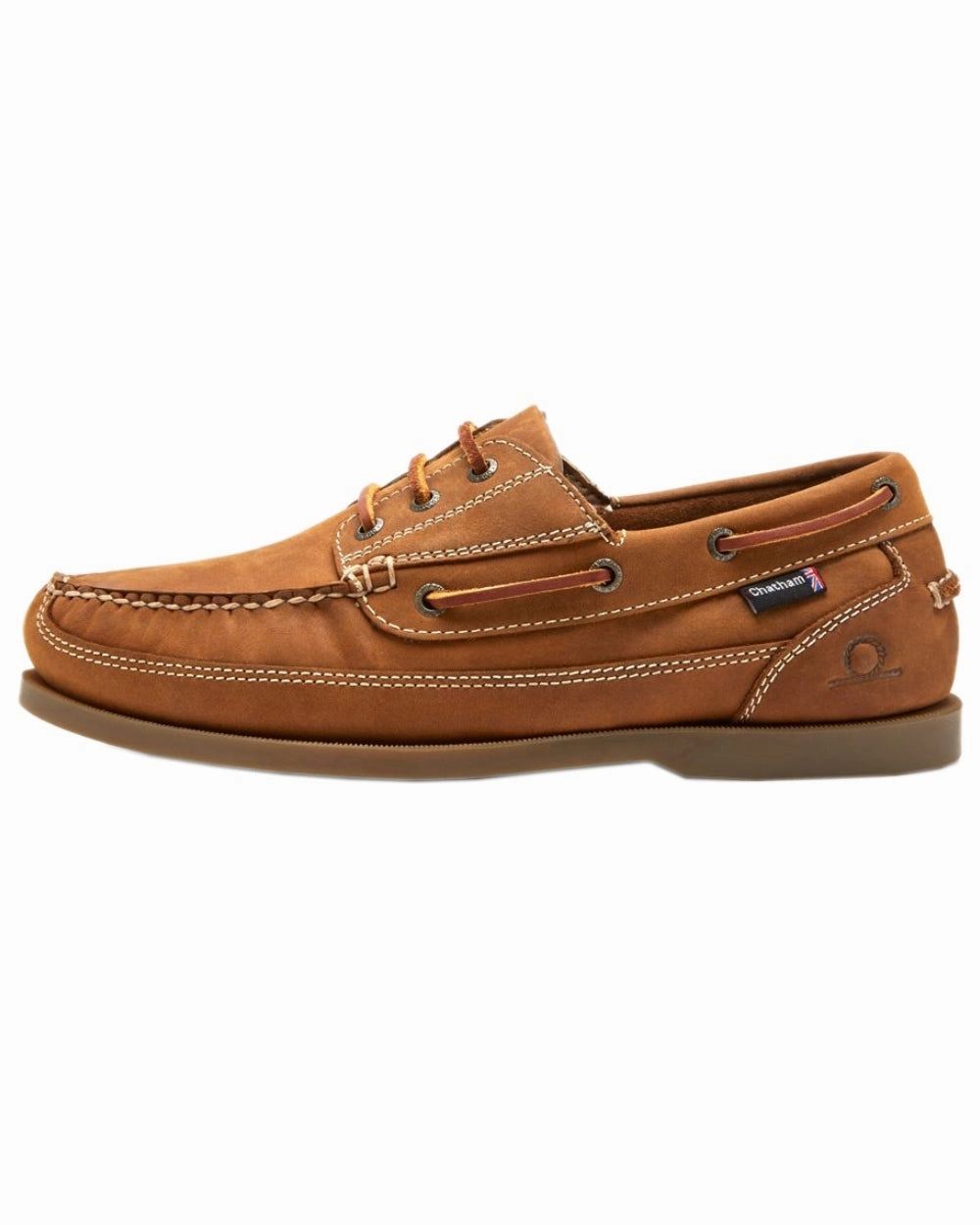 Shoes Chatham Chatham Mens Rockwell II G2 Leather Wide Fit Boat Shoes