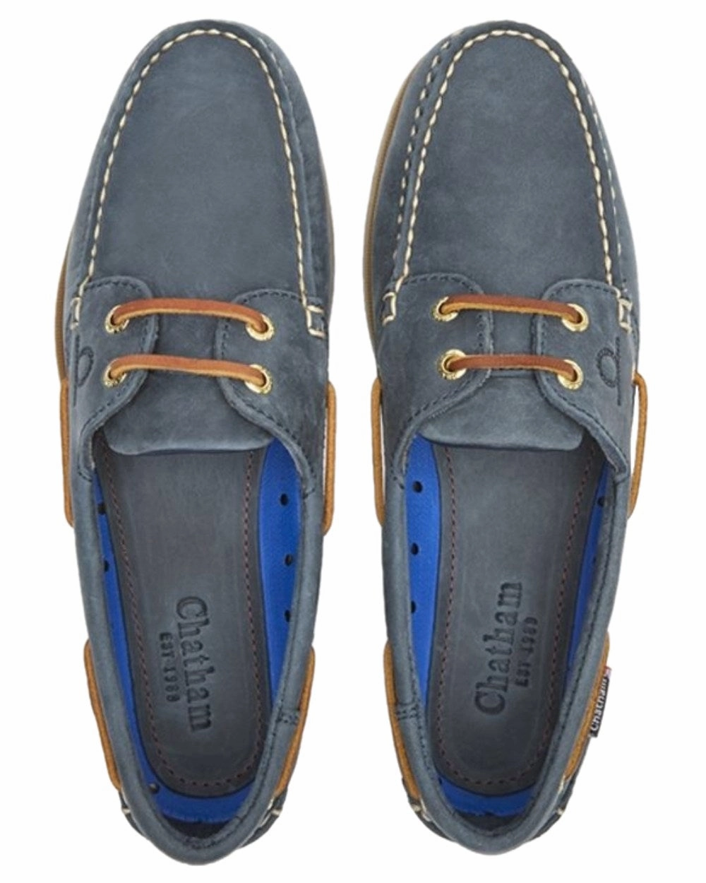 Shoes Chatham Chatham Mens The Deck II G2 Premium Leather Boat Shoes