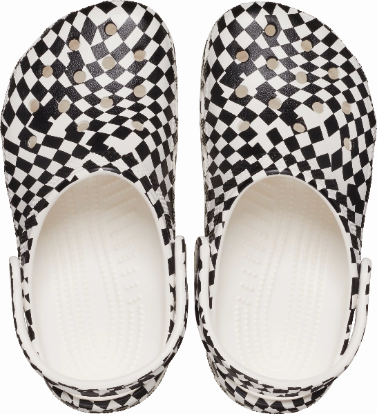 Shoes Crocs Adult Warped Checker Classic Clog