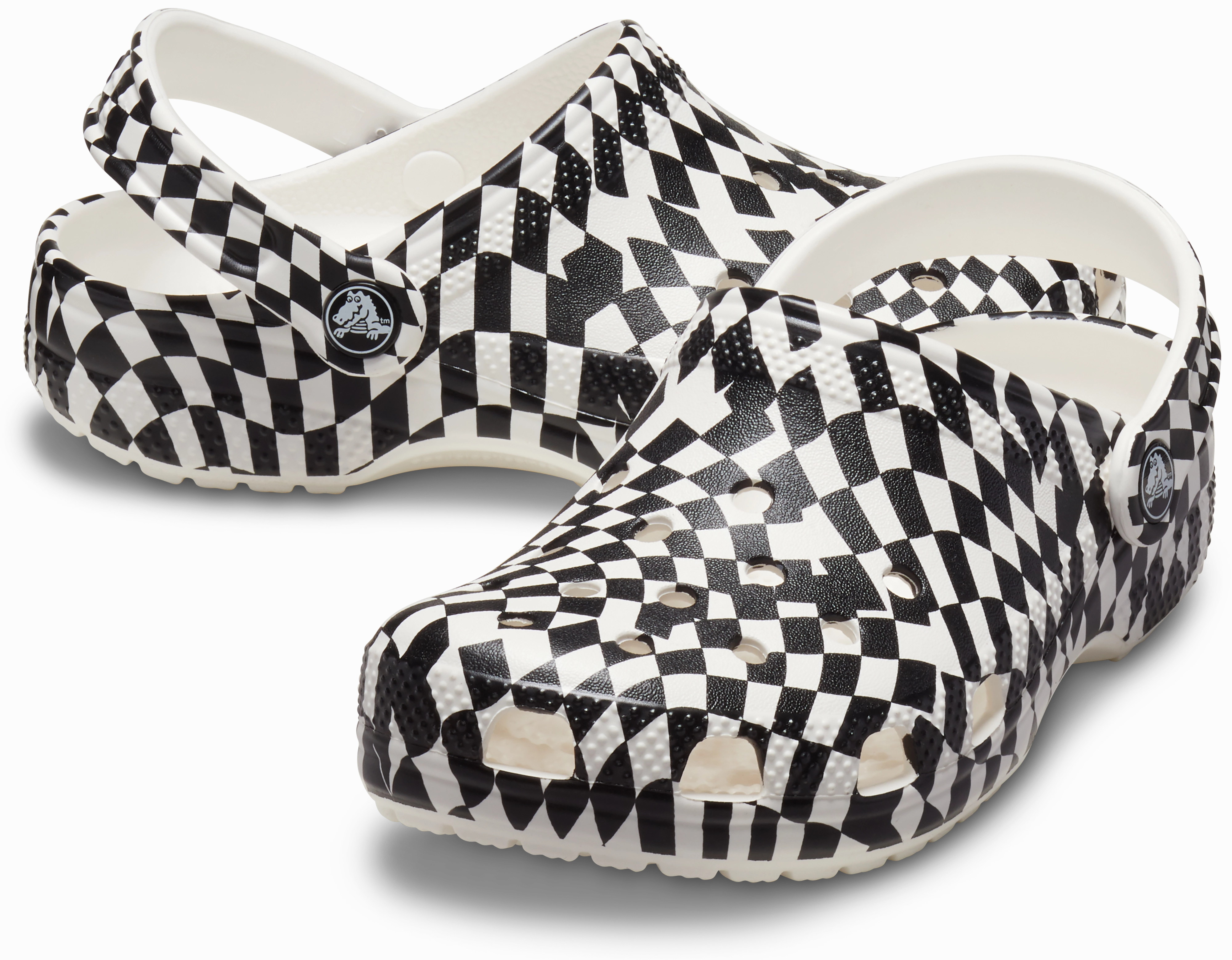 Shoes Crocs Adult Warped Checker Classic Clog