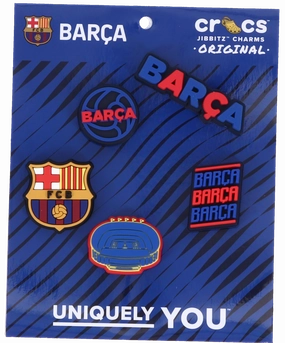 Shoes Crocs Jibbitz Barcelona FC 5-Pack