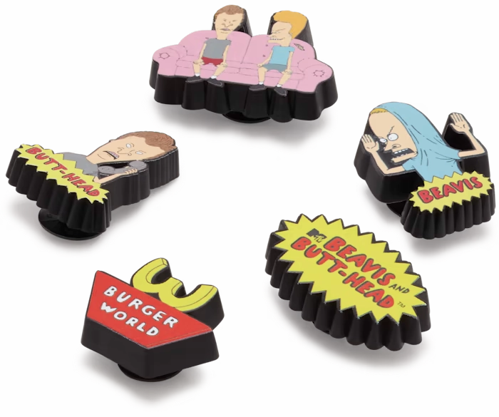 Shoes Crocs Jibbitz Beavis & Butthead 5-Pack