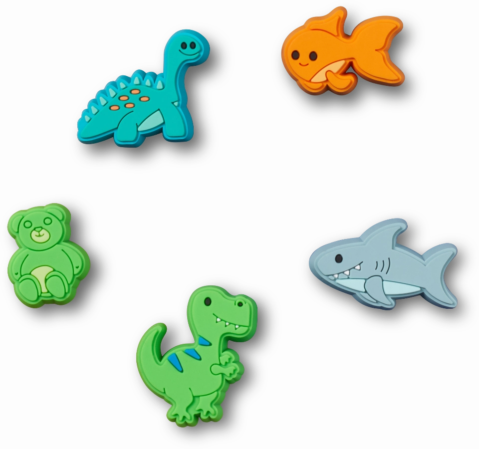 Shoes Crocs Jibbitz Cartoon Animals 5-Pack