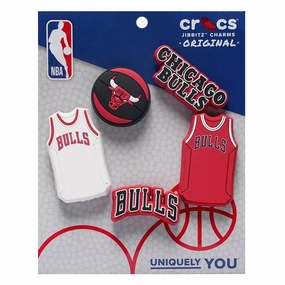 Shoes Crocs Jibbitz NBA Chicago Bulls 5-Pack