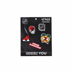 Shoes Crocs Jibbitz NHL Chicago Blackhawks 5-Pack