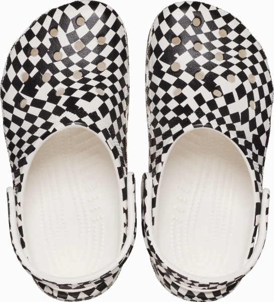 Shoes Crocs Kids' Warped Checker Classic Clog